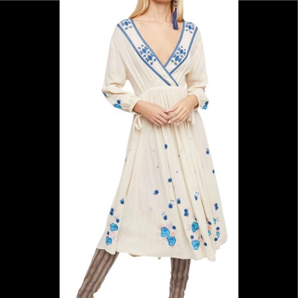 Free People Enchanted Forest Midi Dress